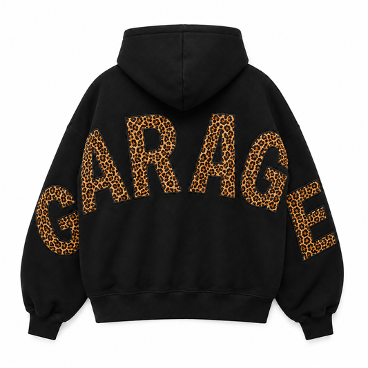 Leopard Letter UltraFleece Hoodie